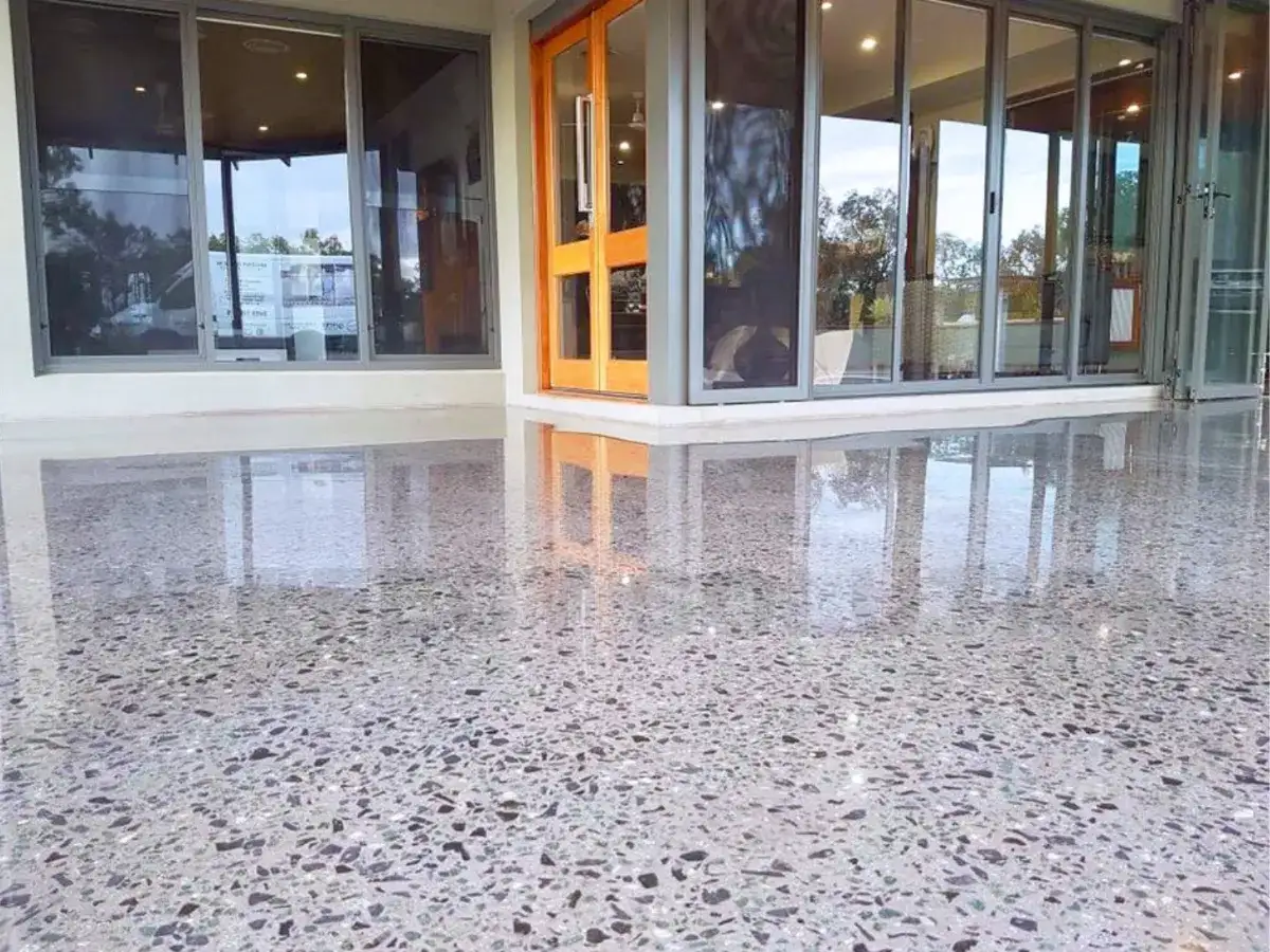 Polished Concrete — Office Lobby